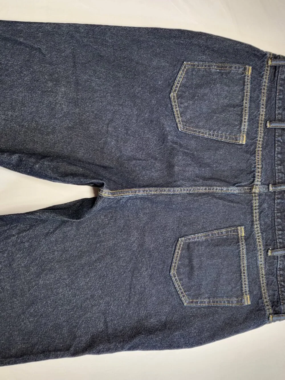Old Navy Jeans Built in Tough Men 48X25 {Tag48X30) Original Tapered Hems Altered